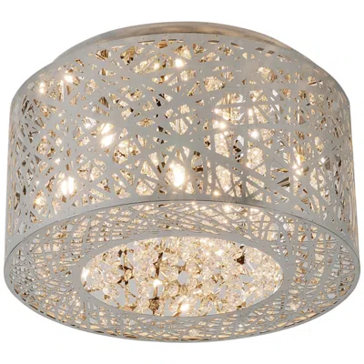 Et2 Inca 15 3/4" Wide Polished Chrome Ceiling Light