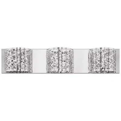Et2 Inca 24" Wide Polished Chrome Led Bath Light