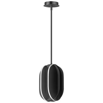 Et2 Interval 7 3/4" Wide Black Led Mini Pendant