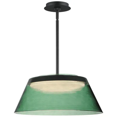 Et2 Jensen 18" Black/green Led Pendant