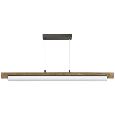 Et2 Joist 45" Driftwood/charcoal Led Horizontal Pendant