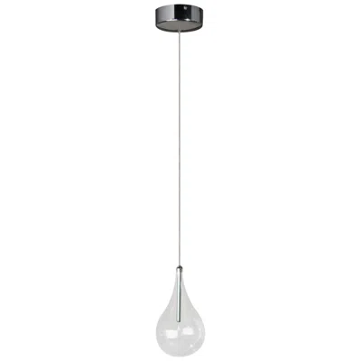 Et2 Larmes 4 1/2" Wide Polished Chrome Mini Pendant Light