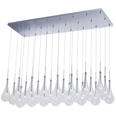 Et2 Larmes 51 1/2" Led 24-light Modern Glass Linear Pendant