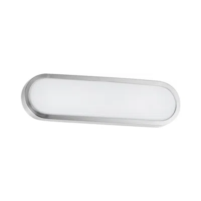 Et2 Latitude 18" Led Bath Sconce In Silver