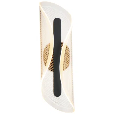 Et2 Manta 16 1/2" High Black Ada Led Wall Sconce