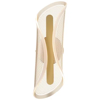 Et2 Manta 16 1/2" High Gold Led Wall Sconce
