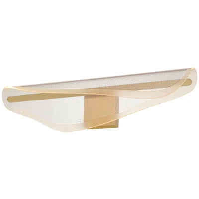 Et2 Manta 30" Wide Gold Led Bath Vanity