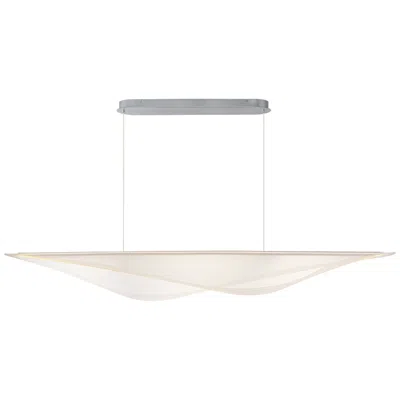 Et2 Manta 70 3/4" Wide Polished Chrome Led Linear Pendant