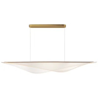 Et2 Manta 70" Gold Led Linear Pendant