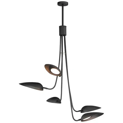 Et2 Marsh 5-light Led Pendant Black