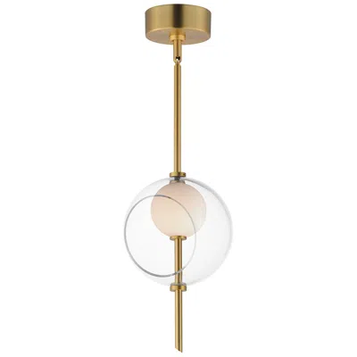 Et2 Martini 8" Led Pendant Natural Aged Brass