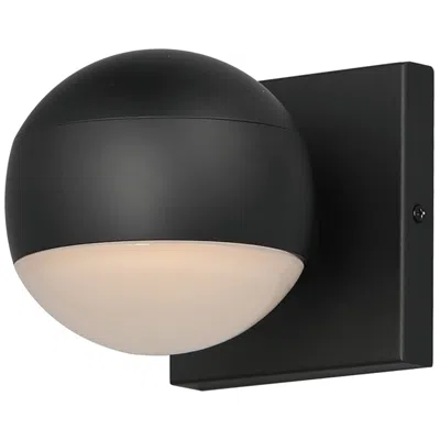 Et2 Modular 5" High Black Led Outdoor Wall Light