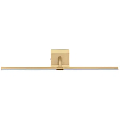 Et2 Mona 30 1/2"w Burnished Gold Direct Wire Led Picture Light