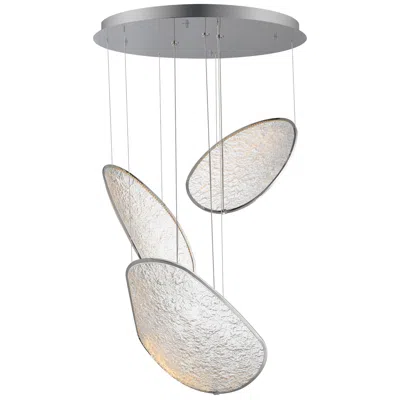 Et2 Moonscapes 28 1/2" Wide Polished Chrome 3-light Led Pendant