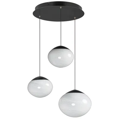 Et2 Nimbus 20 1/2" Black Led 3-light Pendant