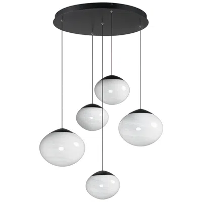 Et2 Nimbus 26 1/4" Black 5-light Led Pendant