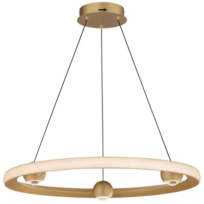 Et2 Nodes 24" Wide Gold Led Ring Pendant Light