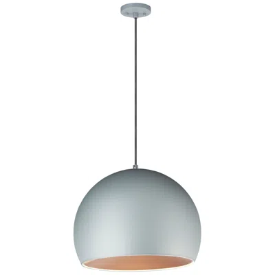 Et2 Palla 20" Wide Led Modern Silver Dome Pendant