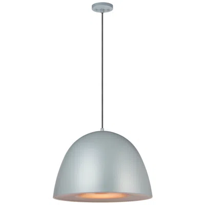 Et2 Palla 24" Wide Led Modern Silver Dome Pendant