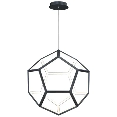 Et2 Penta 22" Wide Black Led Pendant Light