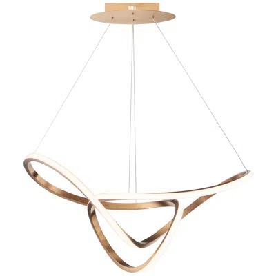 Et2 Perpetual 32" Wide Brushed Champagne Led Pendant Light