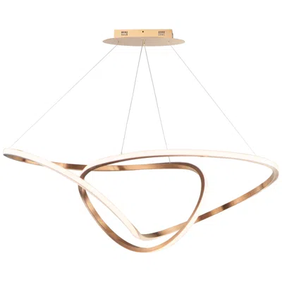 Et2 Perpetual 46" Wide Brushed Champagne Led Pendant Light