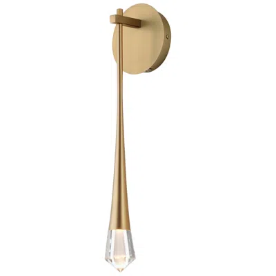 Et2 Pierce 20 3/4" High Gold Led Wall Sconce