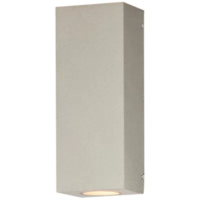 Et2 Pilar 13" High Sandstone 2-light Led Outdoor Wall Sconce