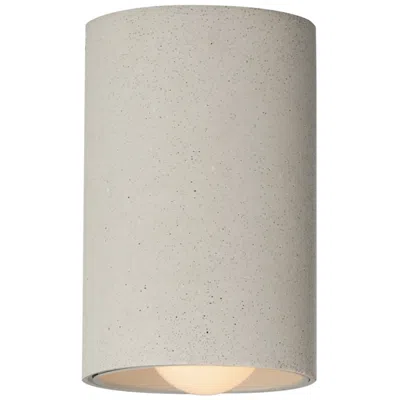 Et2 Pilar 7" High Sandstone Led Flush Mount In Gray