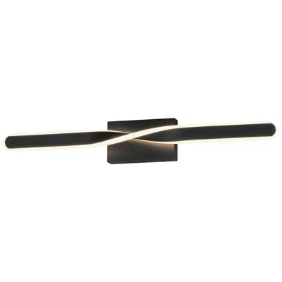 Et2 Pirouette 32" Wide Black Led 5cct Bath Vanity