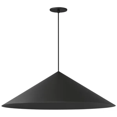 Et2 Pitch 29 1/2" Wide Black Led Cone Pendant Light