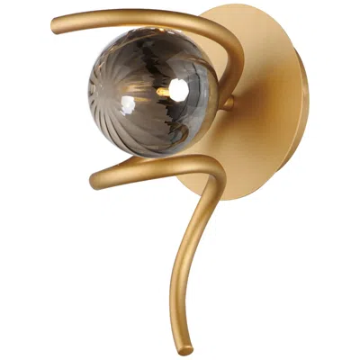 Et2 Planetary 9 1/2" High Gold Led Wall Sconce