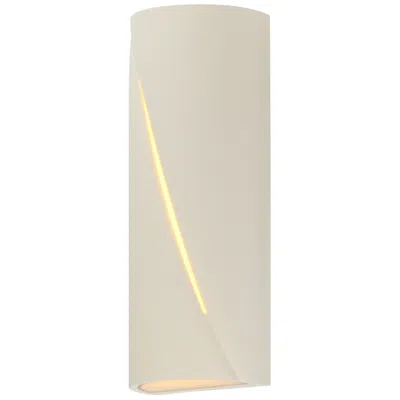 Et2 Puff 16" Chaulk White Led Outdoor Wall Sconce