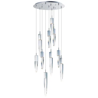 Et2 Quartz 10-light Led Pendant In Blue