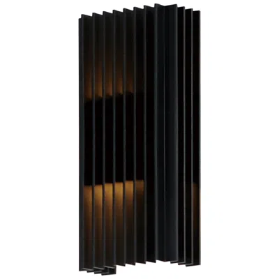 Et2 Rampart 11 3/4" High Black Led Outdoor Wall Light
