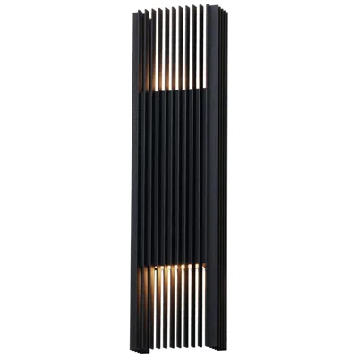 Et2 Rampart 30" High Black Xl Led Outdoor Wall Sconce