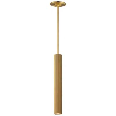 Et2 Reeds 2 1/4" Wide Gold Led Mini Pendant