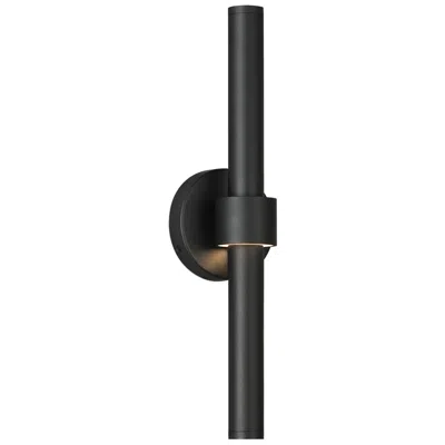 Et2 Reveal 20" Black Led Outdoor Wall Sconce