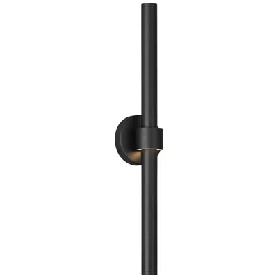 Et2 Reveal 28" Black Led Outdoor Wall Sconce