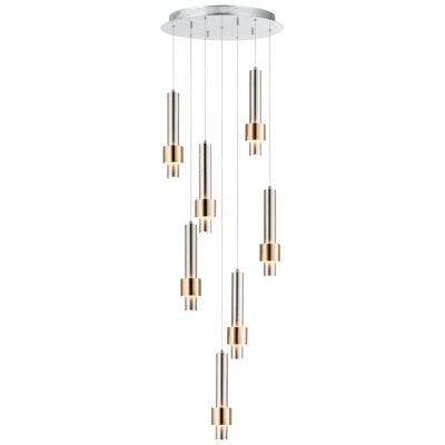 Et2 Reveal 7-light Led Pendant In Gray