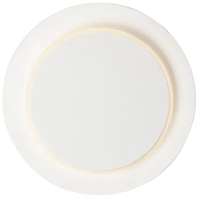 Et2 Revolver 10" High Matte White Led Wall Sconce