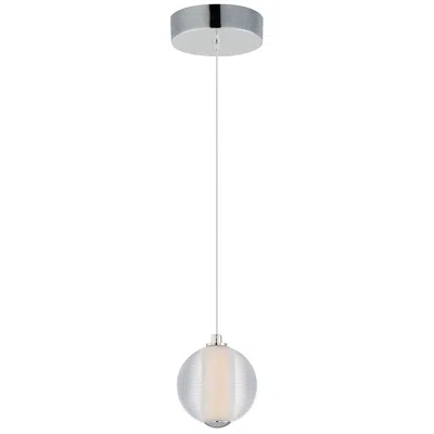 Et2 Rhythm 1-light Led Pendant Polished Chrome