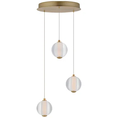 Et2 Rhythm 3-light Led Pendant Gold