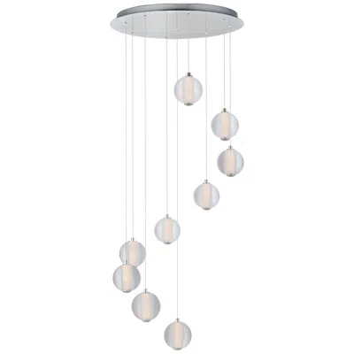 Et2 Rhythm 9-light Led Pendant Polished Chrome