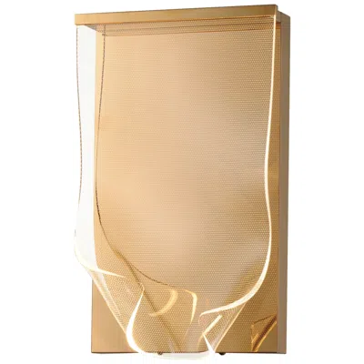 Et2 Rinkle 16 1/2" High French Gold Ada Led Wall Sconce