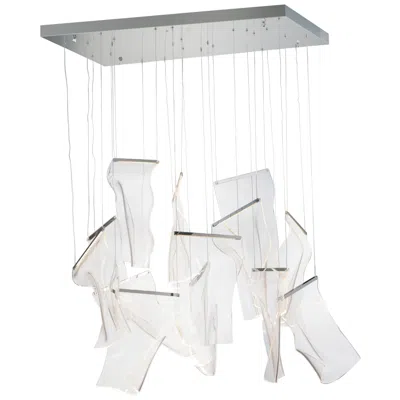 Et2 Rinkle 35 1/2" Wide Polished Chrome 13-light Led Pendant