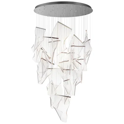 Et2 Rinkle 36 1/4"w Polished Chrome Acrylic 24-light Led Pendant