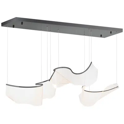 Et2 Rinkle 57 1/2" Wide Brushed Gunmetal Led Linear Pendant