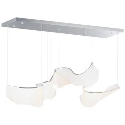 Et2 Rinkle 57 1/2"w Polished Chrome Led Linear Pendant
