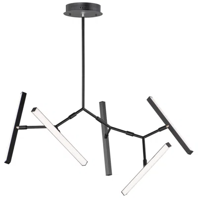 Et2 Robotica 36 1/2" Wide Black 5-light Led Pendant Light